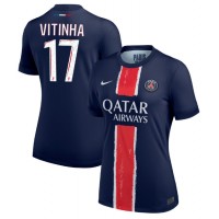 Dámy Fotbalový dres Paris Saint-Germain Vitinha #17 2024-25 Domácí Krátký Rukáv